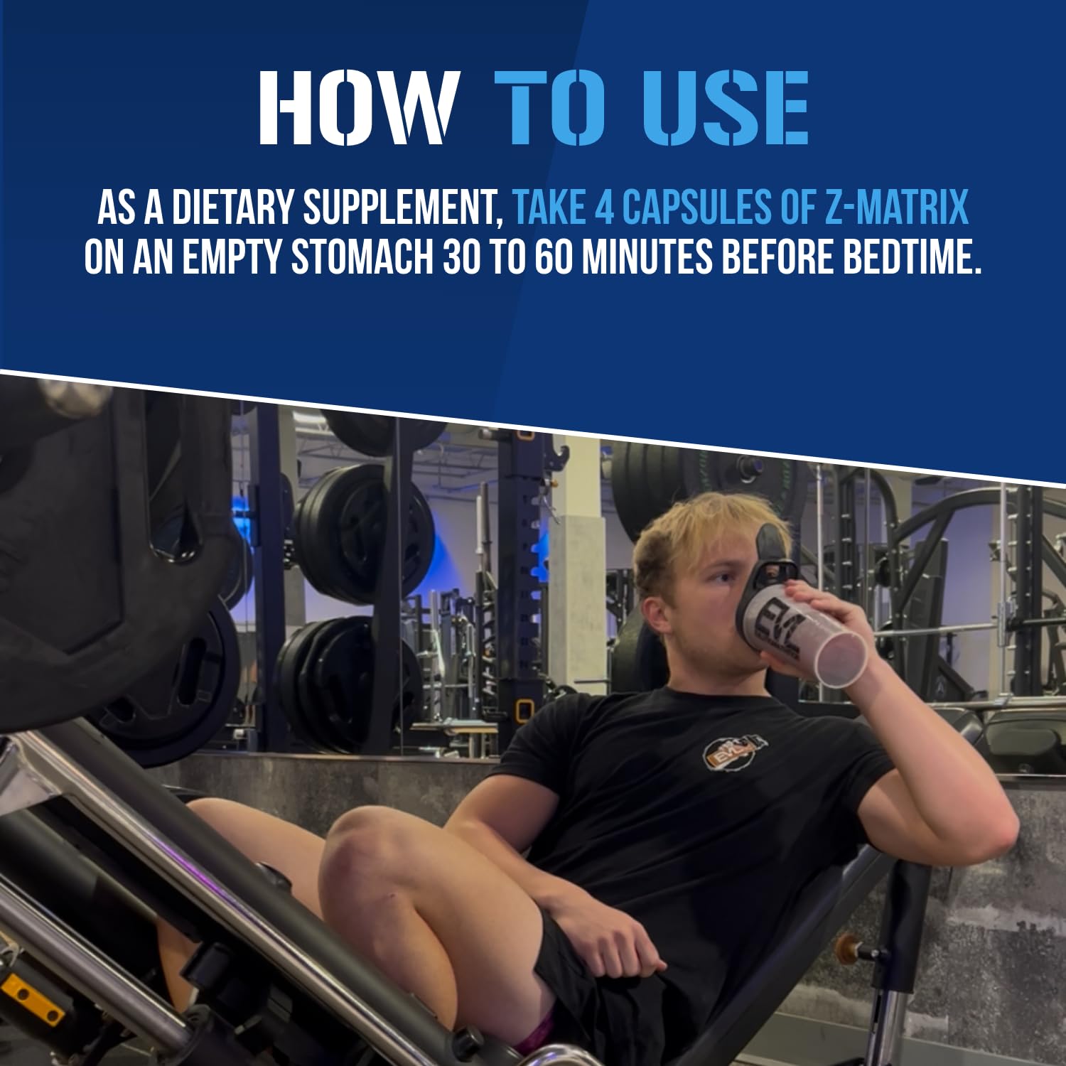 EVL Post Workout Recovery Magnesium & Zinc ZMatrix

