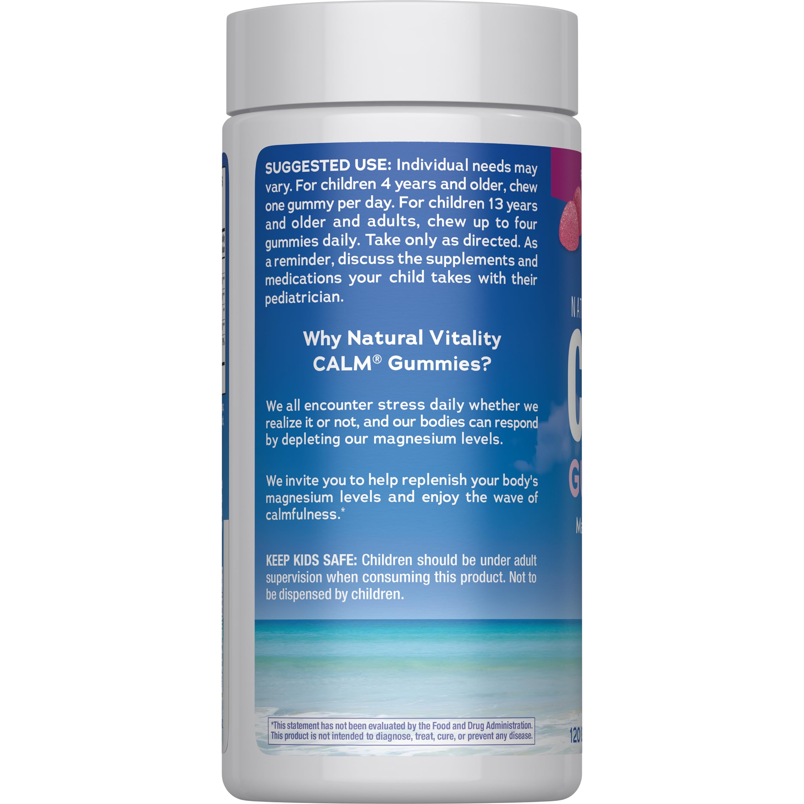 Natural Vitality CALM Magnesium Gummies | Magnesium Citrate


