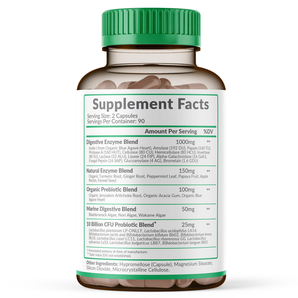 Wholesome Wellness Digestive Enzymes with Probiotics

