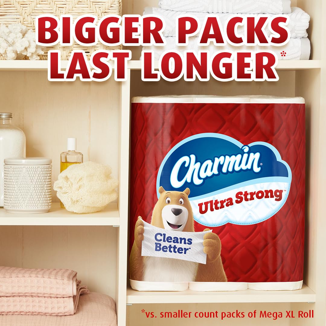 Charmin Ultra Strong Toilet Paper 2-Ply Diamond Weave

