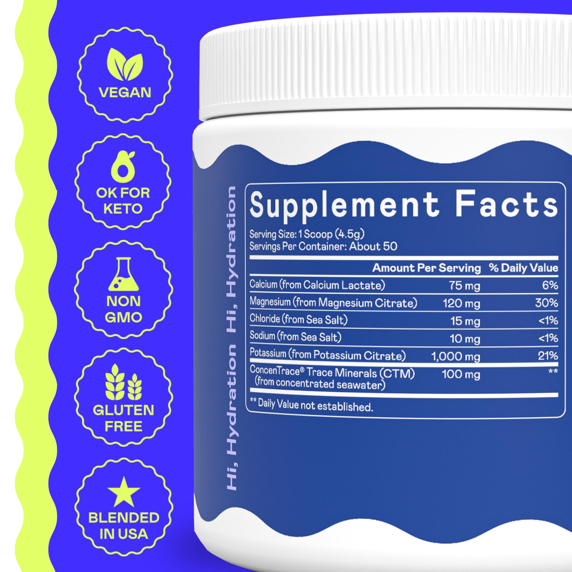 Hi-Lyte K1000 Electrolyte Powder Zero Sugar

