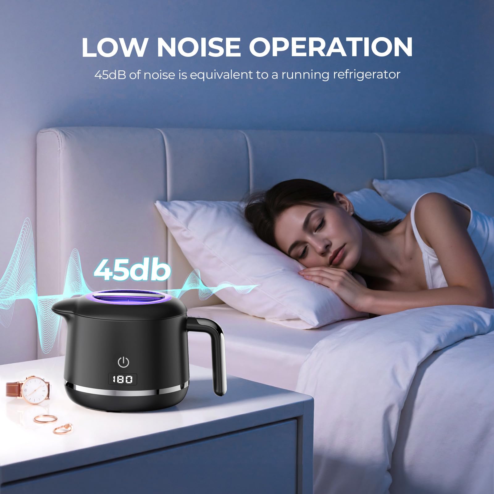 Ultrasonic Retainer Cleaner Machine for Dentures & Aligners

