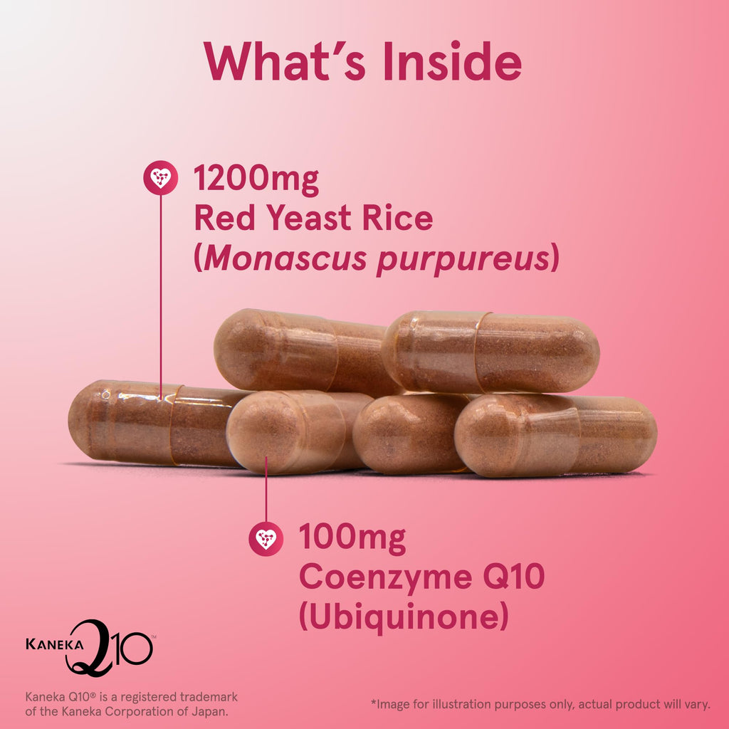 Jarrow Formulas Red Yeast Rice with CoQ10 | Heart Health

