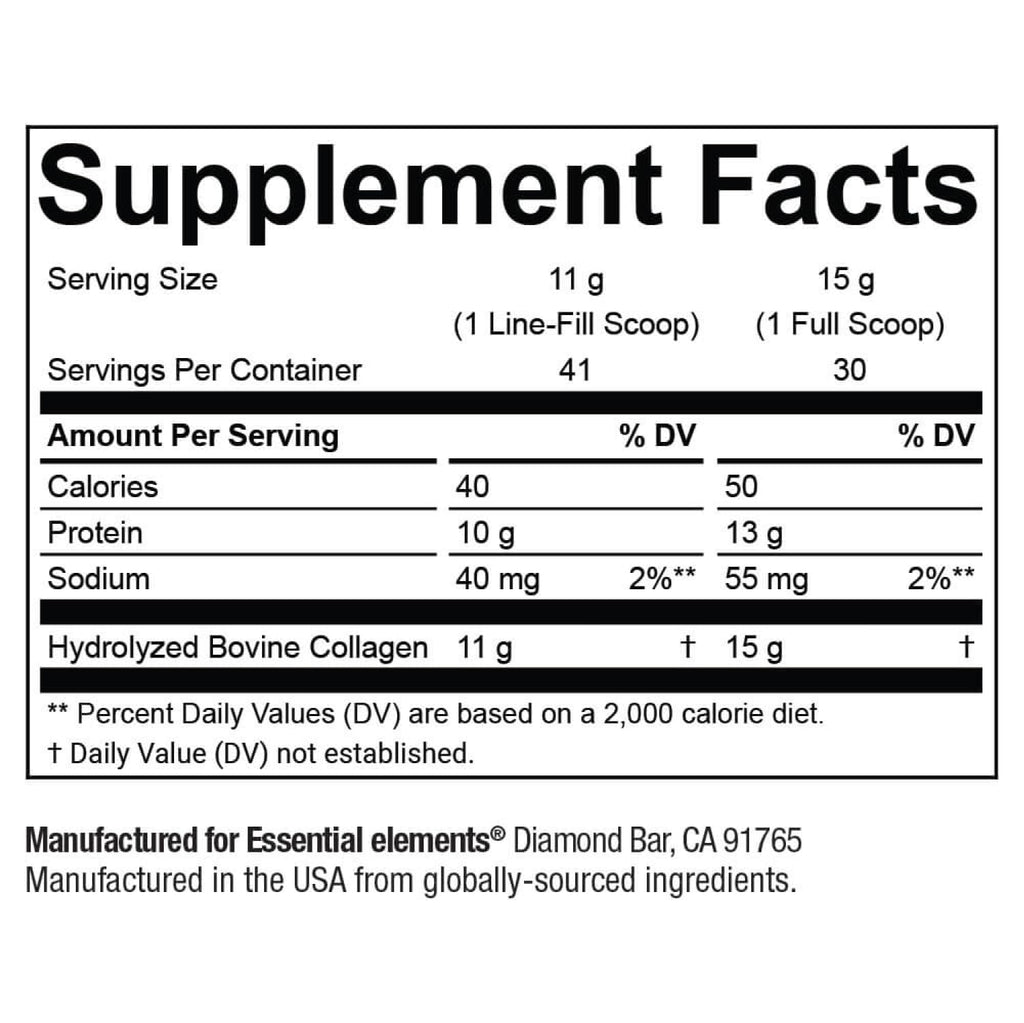 Essential Elements Collagen Peptides | Joint & Skin Support

