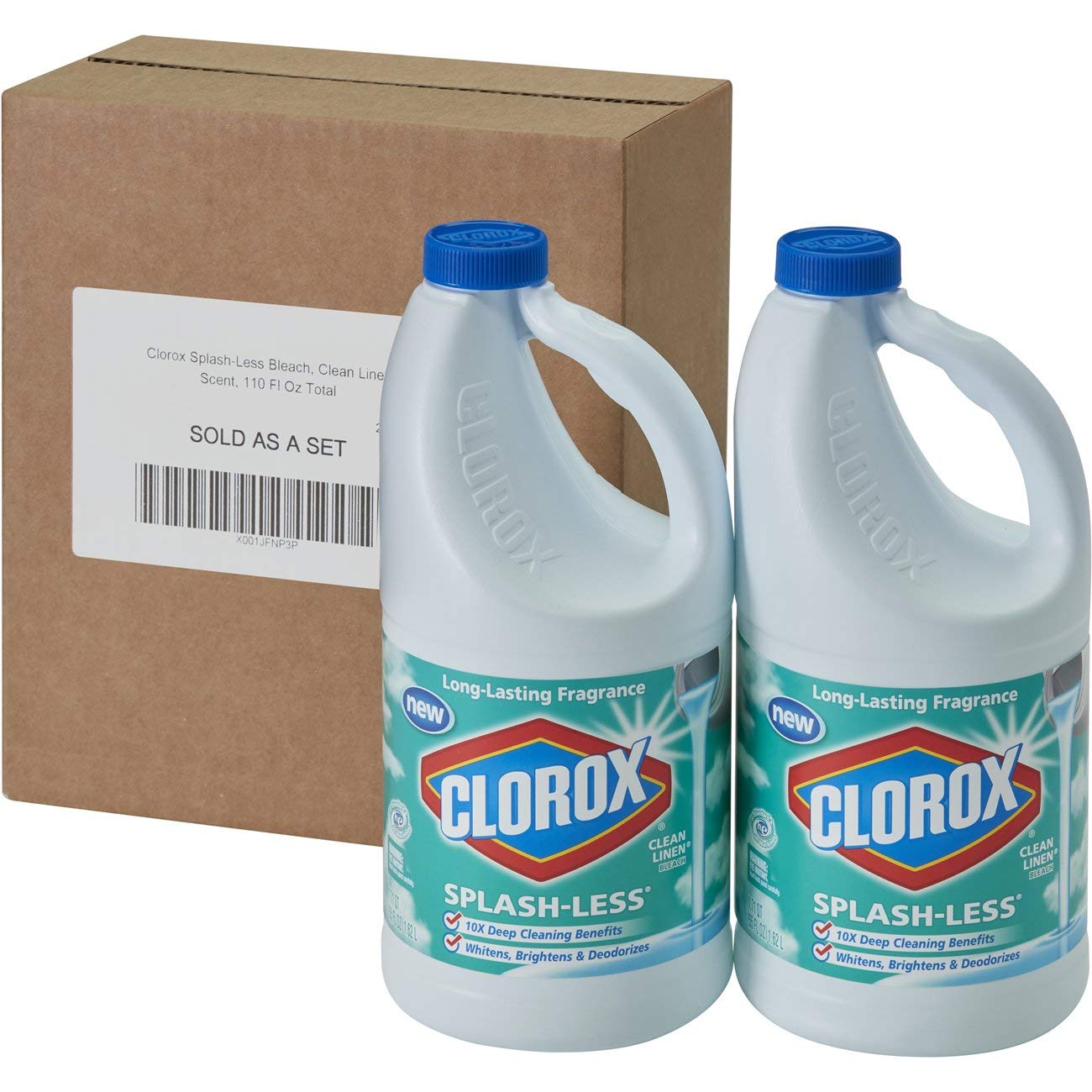 Clorox Splash-Less Bleach for Laundry & Home Cleaning

