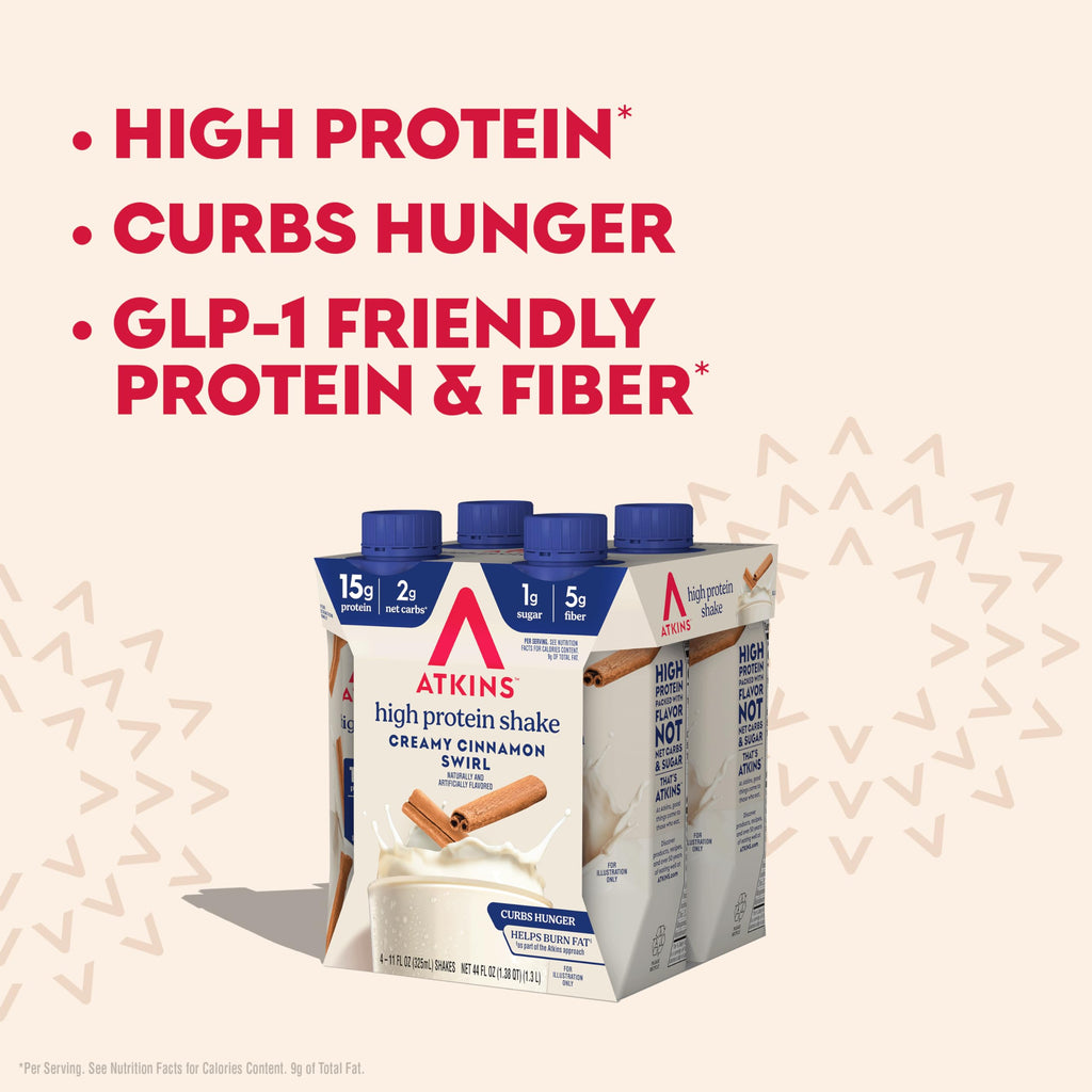 Atkins Creamy Chocolate Coconut Protein Shake Keto Friendly

