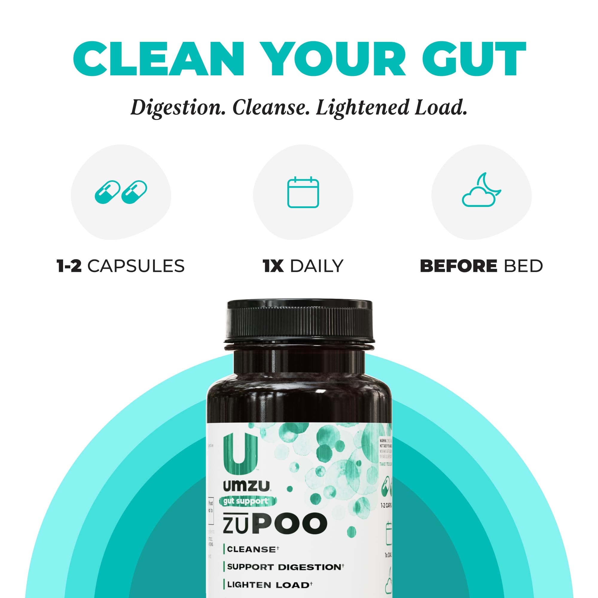 UMZU Gut Cleanse Detox Plant-Based Digestive Support

