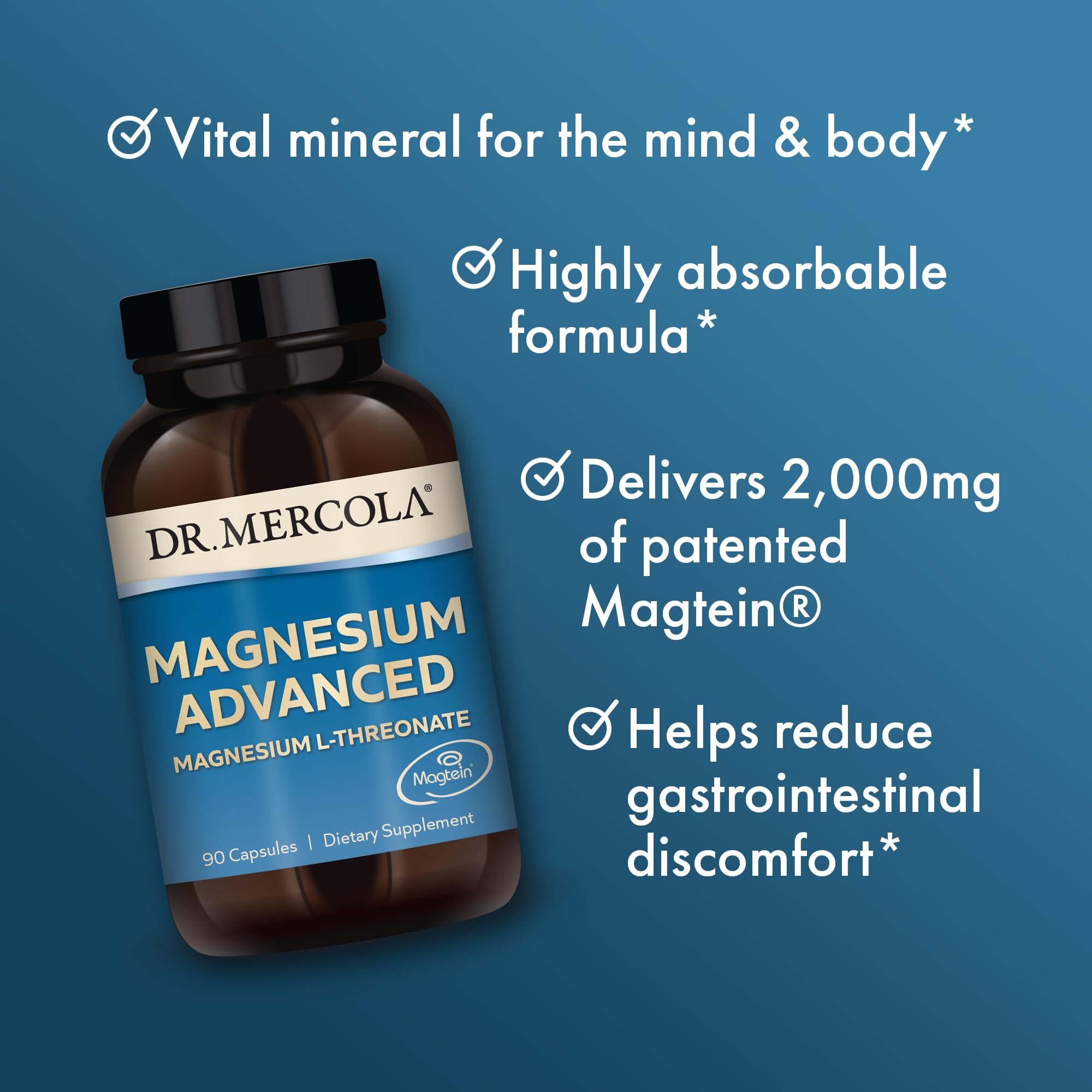 Dr. Mercola Magnesium L-Threonate – Brain Health

