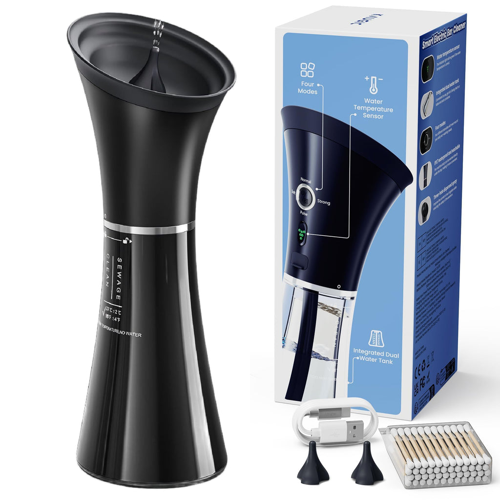 KAUGIC Ear Wax Remover with One-Piece Tank and Temp Sensor


