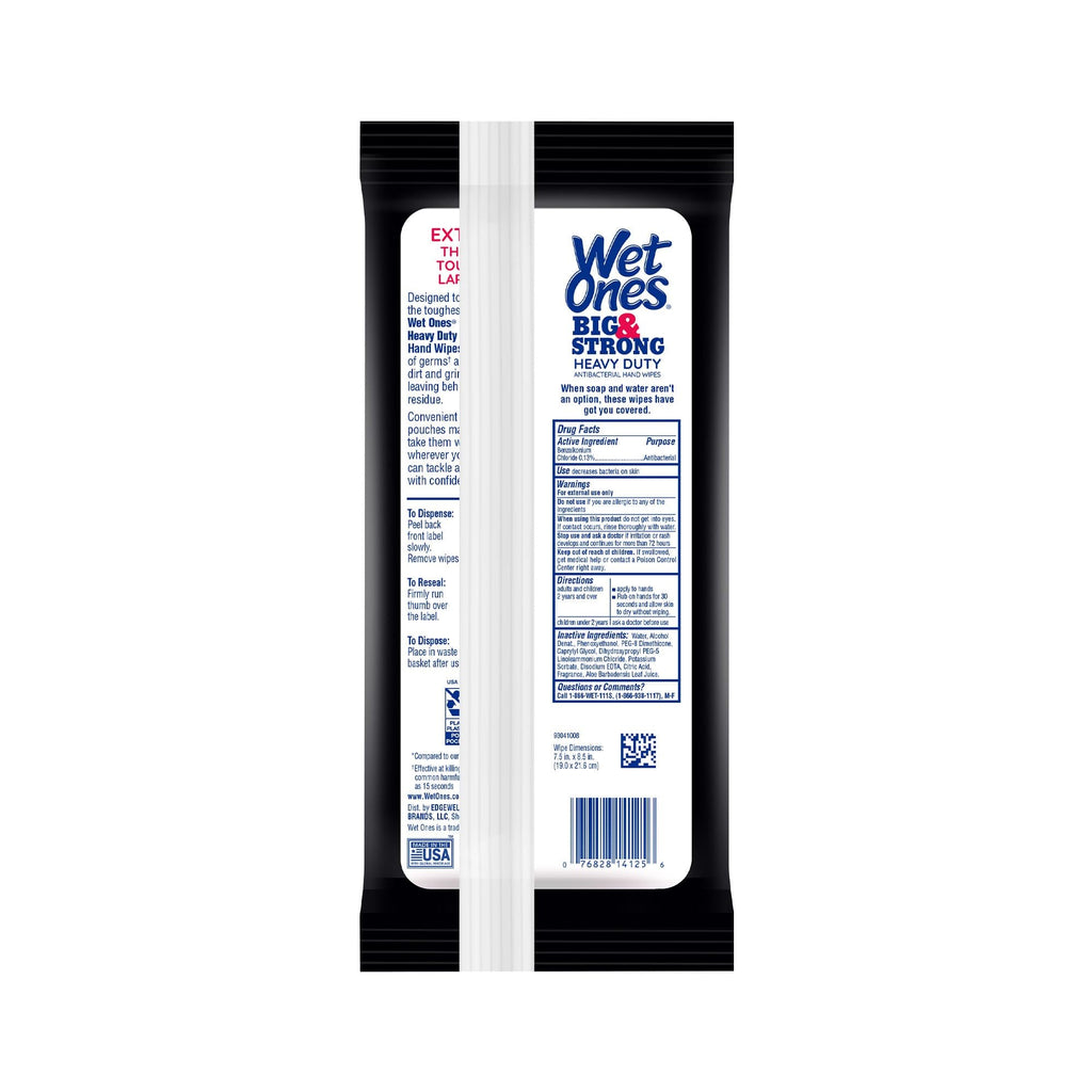 Wet Ones Antibacterial Hand Wipes - Germ Protection

