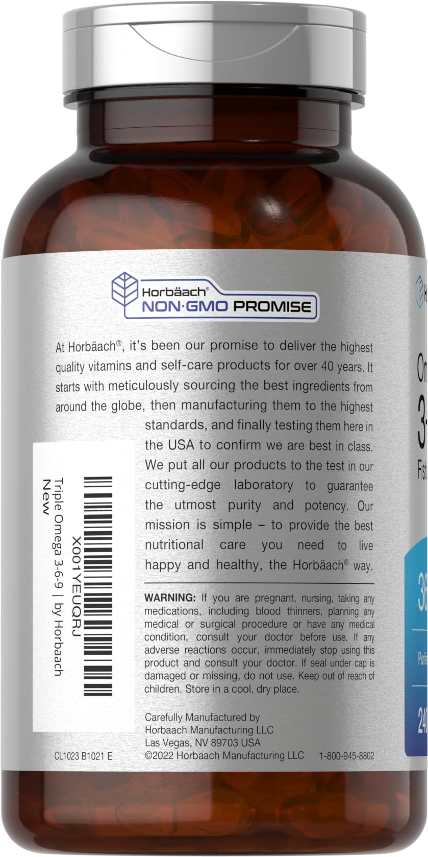 Horbaach Essential Fatty Acids Complex Dietary Supplement

