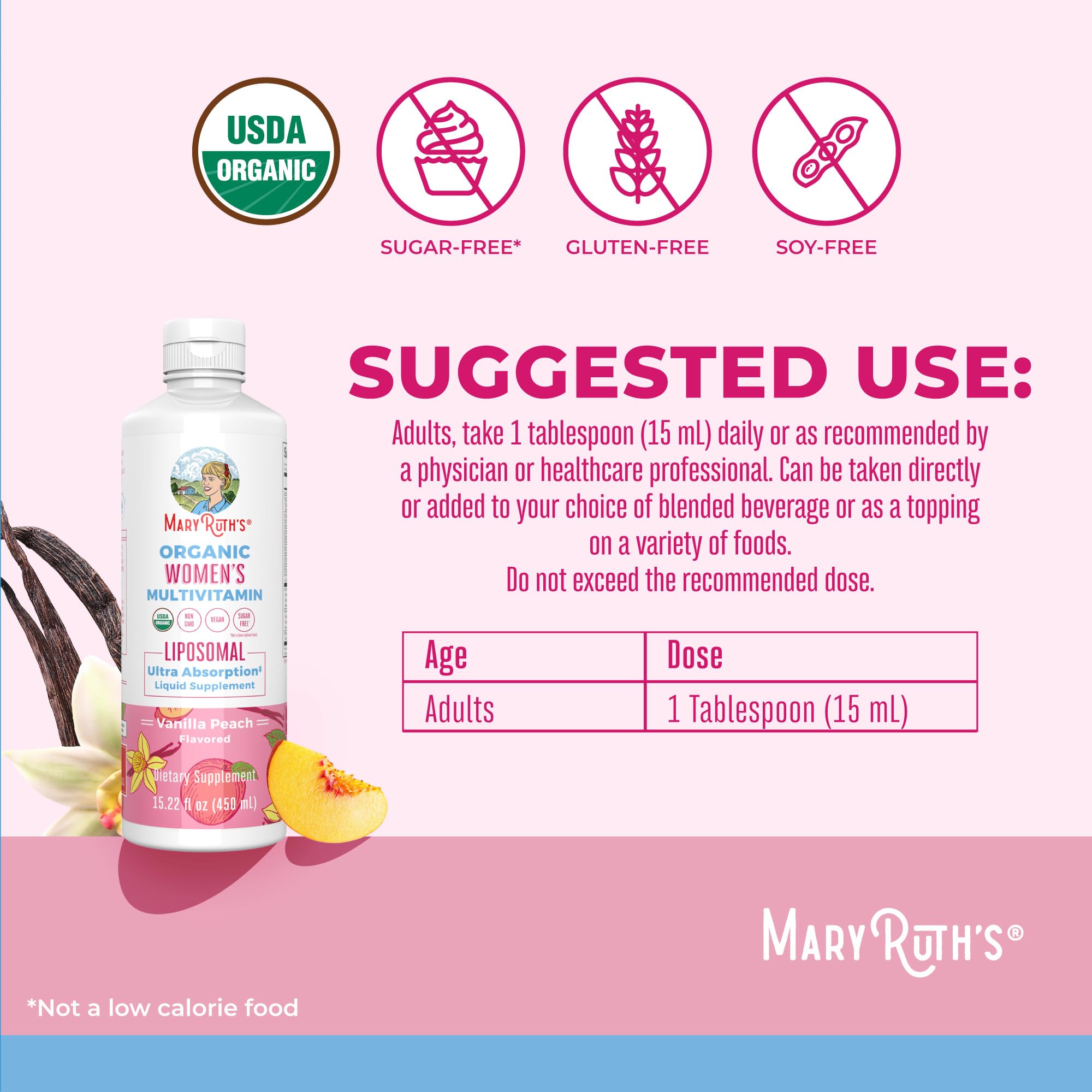 MaryRuth’s Organic Women’s Liposomal Multivitamin

