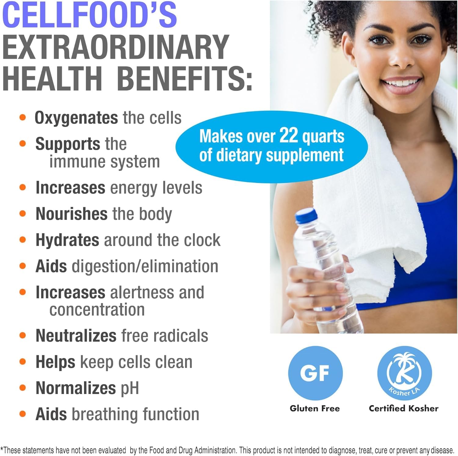 Cellfood Oxygen Boost Liquid Oxygen Supplement - Gluten Free

