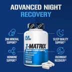 EVL Post Workout Recovery Magnesium & Zinc ZMatrix

