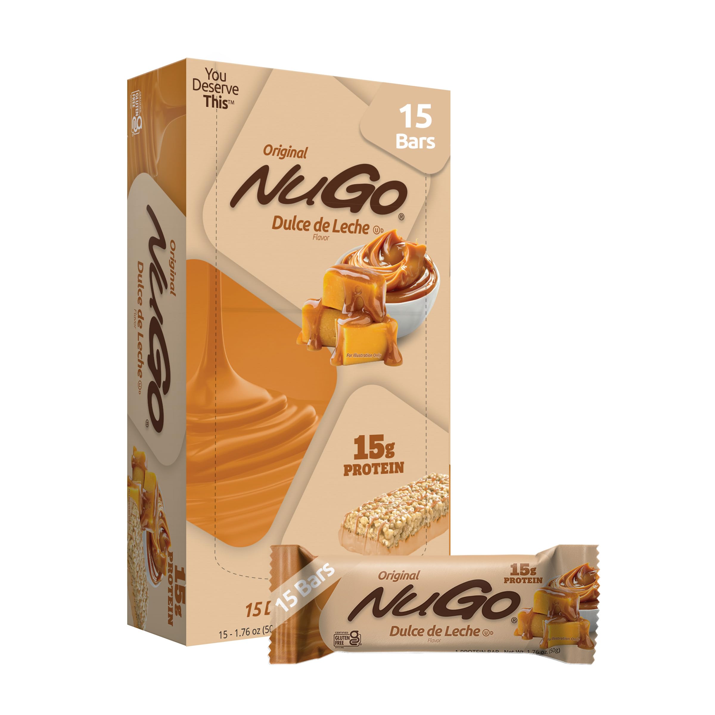 NuGo Original Protein Bar, Gluten Free, Non-GMO