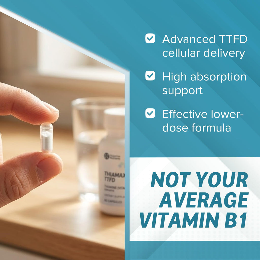Objective Nutrients Thiamax Thiamine B1 for Energy & Focus

