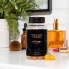 Collagen Gummies Black Girl Vitamins for Hair Skin Nails

