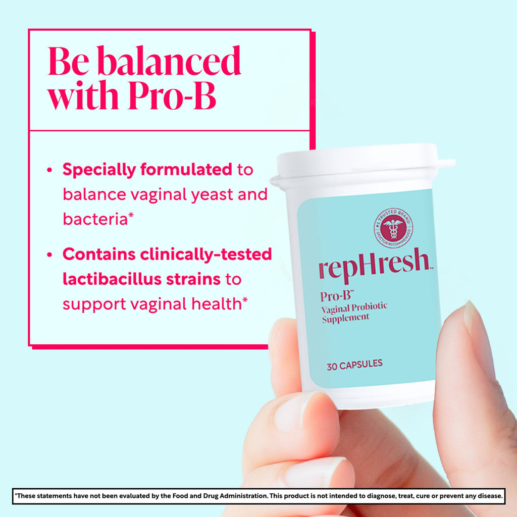 RepHresh Pro-B Vaginal Probiotic for Women

