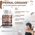 Clean Nutraceuticals Grass Fed Beef Liver Capsules Organ Blend

