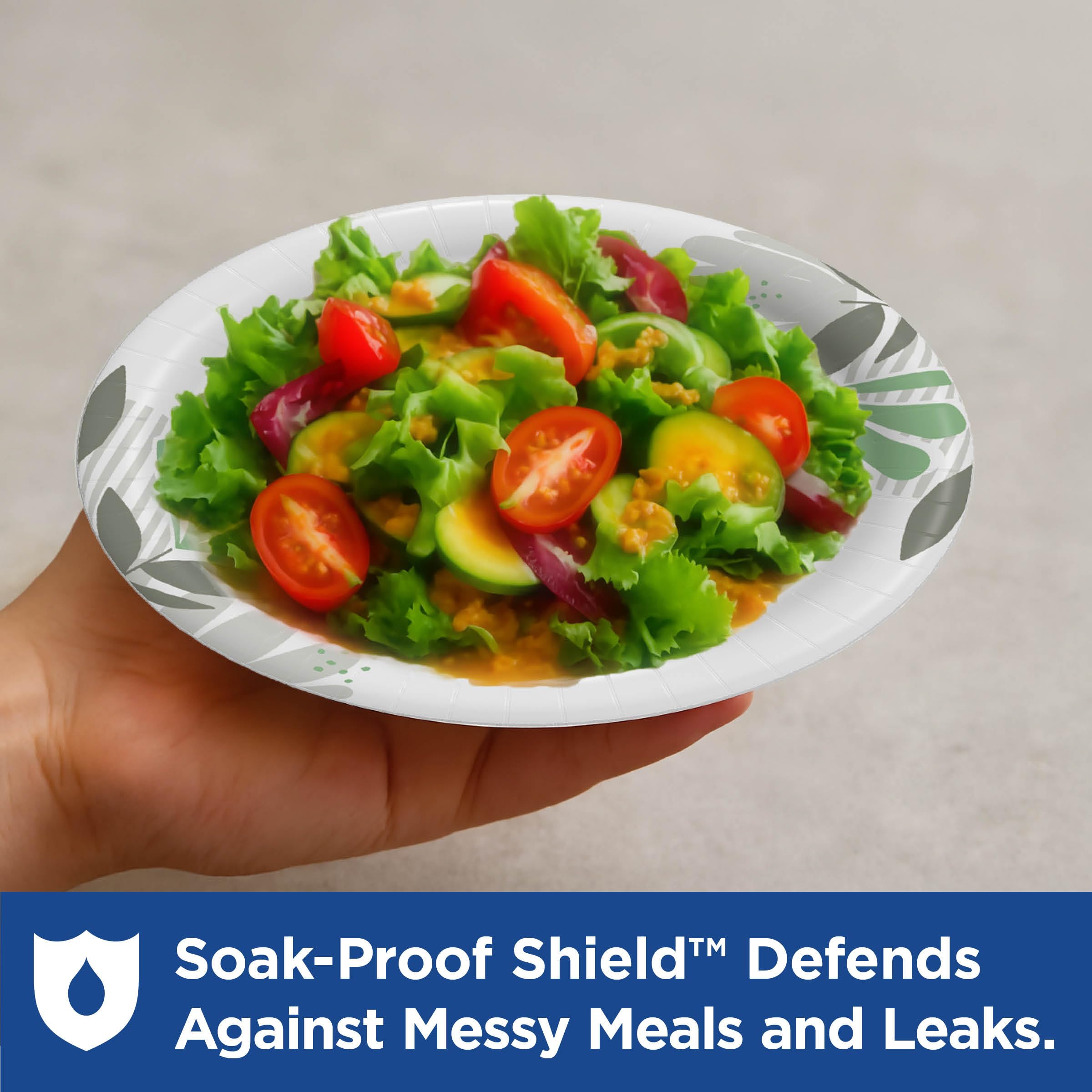 Dixie GP PRO Paper Plates | Compostable Soak-Proof


