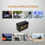 Nermak LiFePO4 Deep Cycle Battery with Built-in BMS

