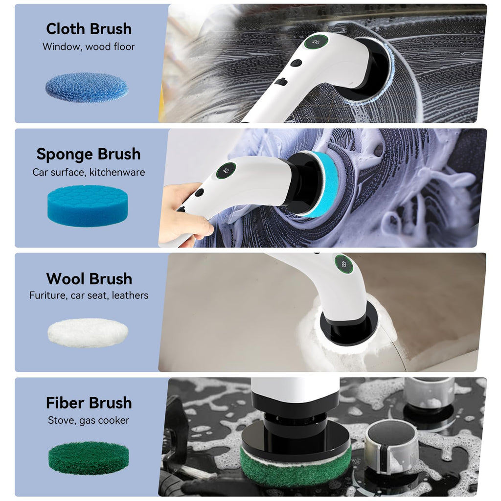 Swyprrix Electric Spin Scrubber Cordless Bathroom IPX7

