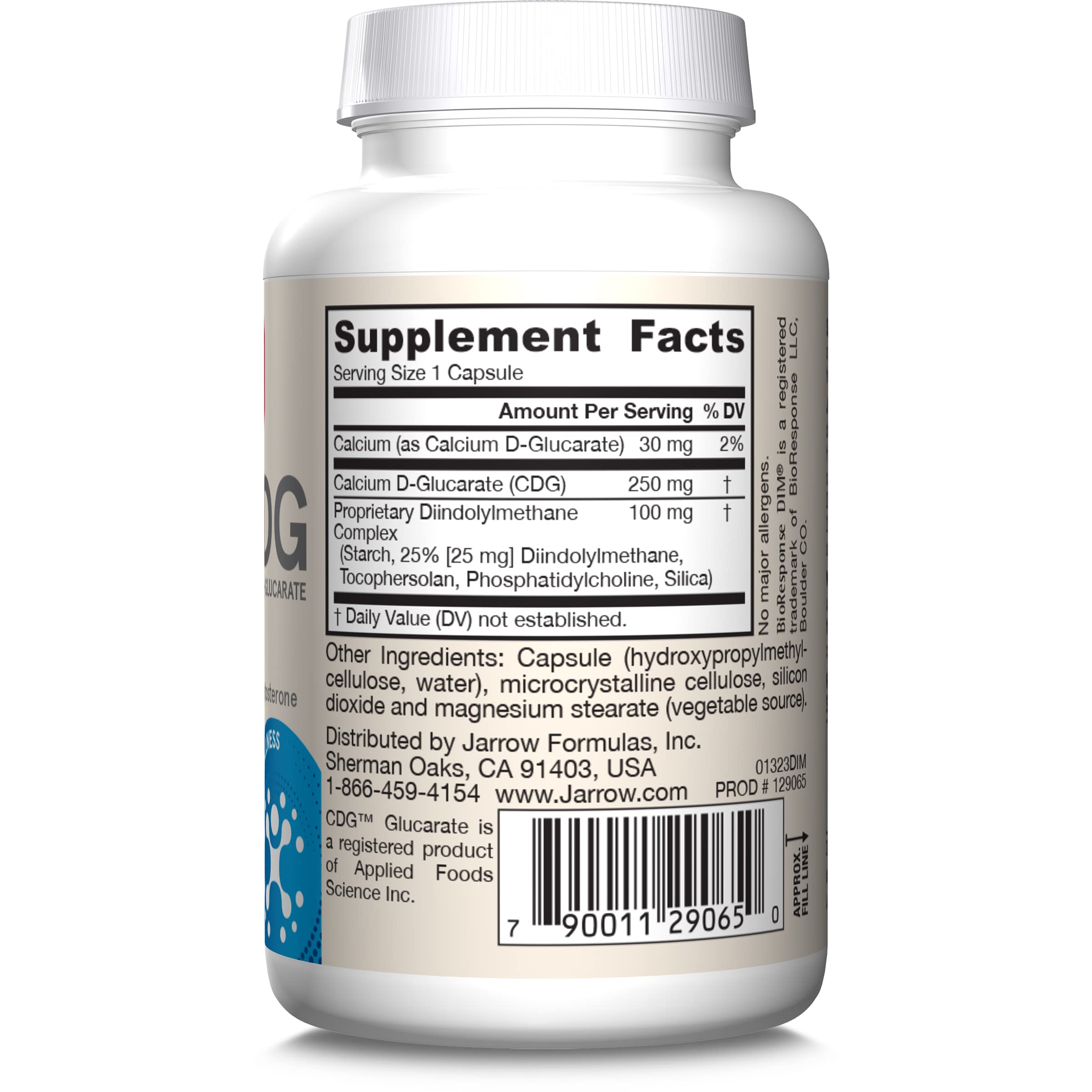 Jarrow Formulas DIM plus CDG Veggie Capsules Hormone Balance

