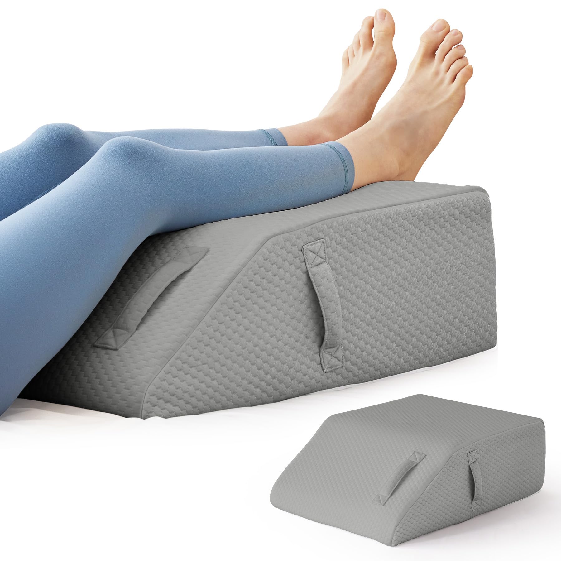 BIEEZZK Leg Elevation Pillow for Swelling & Post-Op Recovery