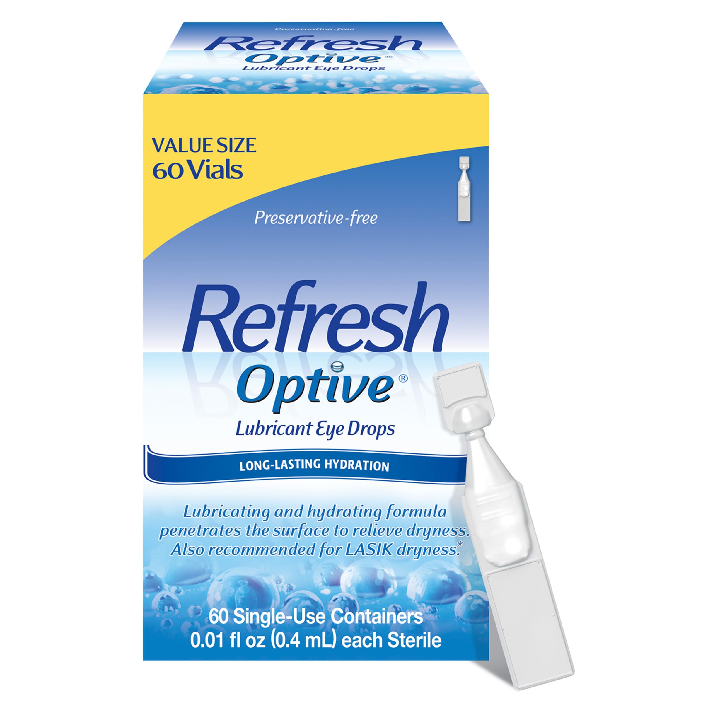 REFRESH OPTIVE Preservative-Free Artificial Tears Eye Drops

