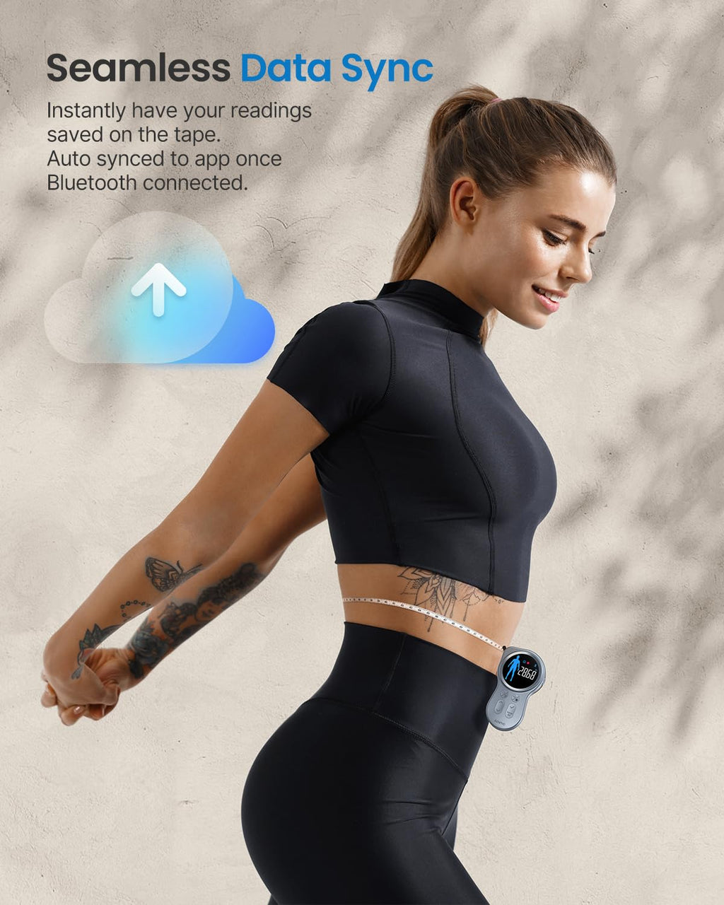 RENPHO Smart Tape Measure with Bluetooth App

