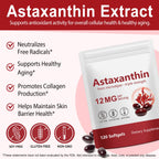 Xaarty Astaxanthin 12mg Natural Antioxidant Supplement

