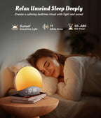 ecozy Sunrise Alarm Clock with Noise - 26 Sounds

