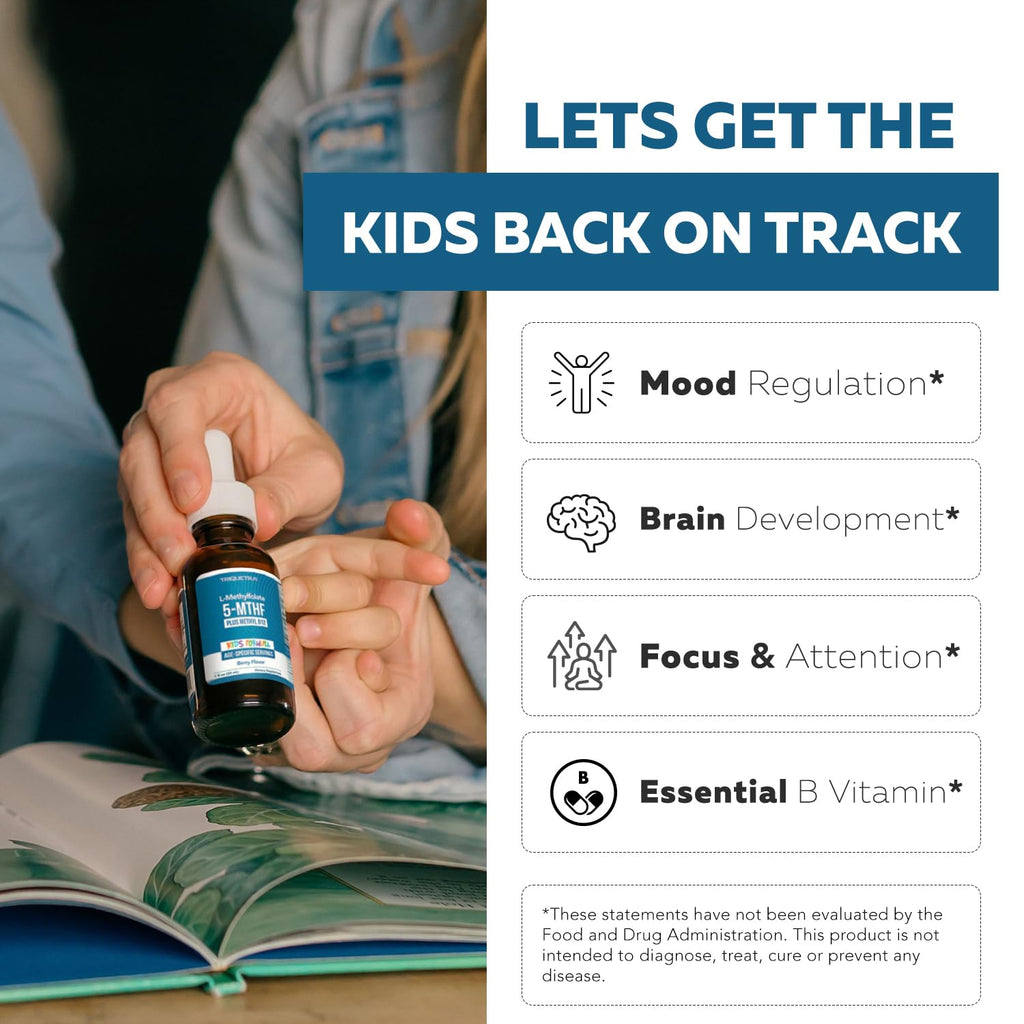 Kids L-Methylfolate with Methyl B12 Cofactor - Sublingual

