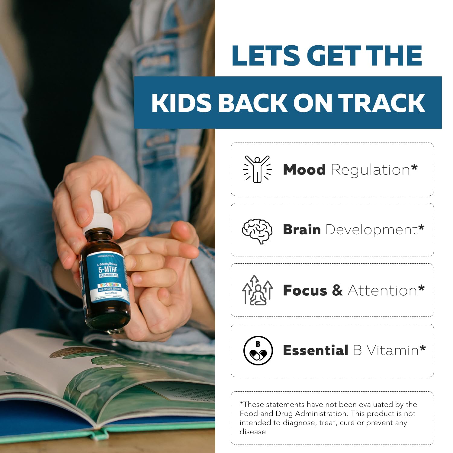Kids L-Methylfolate with Methyl B12 Cofactor - Sublingual

