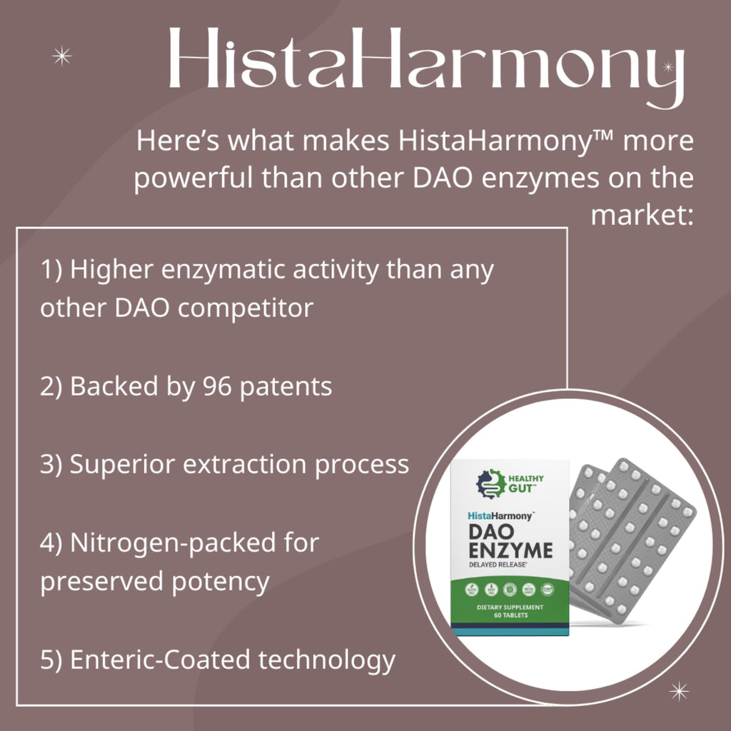 Healthy Gut HistaHarmony Enzyme Supplement | Delayed Release

