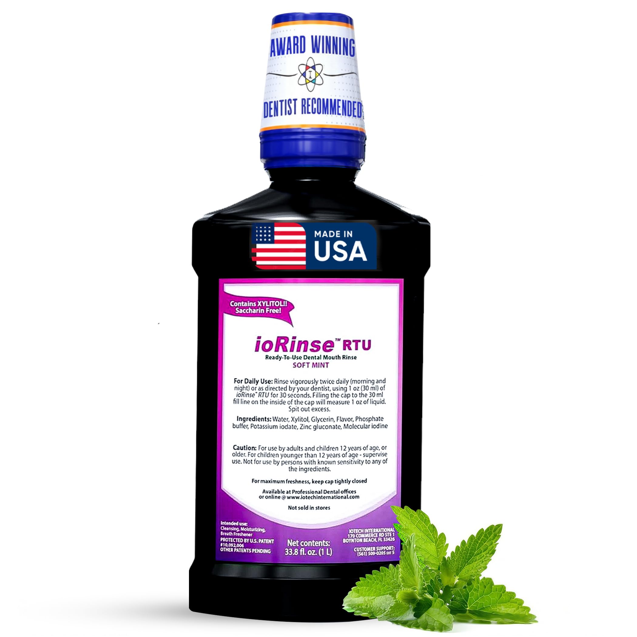 ioRinse Halitosis Mouthwash - Molecular Iodine

