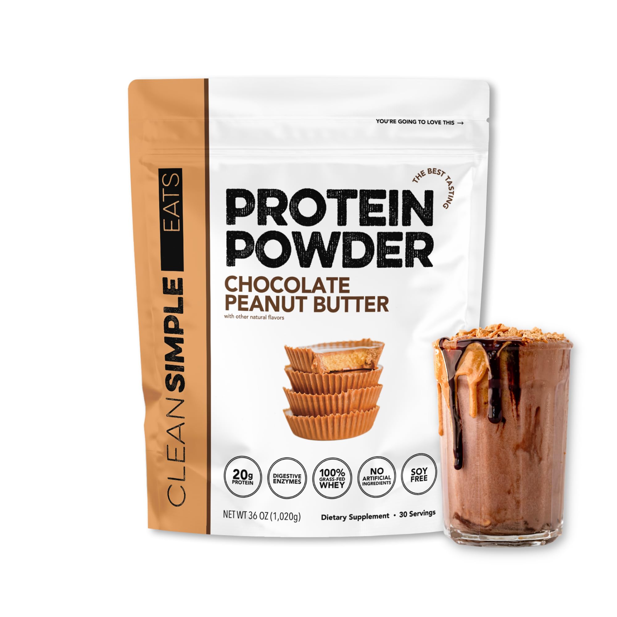 Clean Simple Eats Whey Isolate Protein Powder

