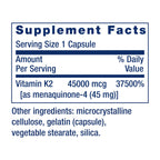 Life Extension Vitamin K2 Mega Bone Health Supplement


