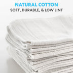 Simpli-Magic Cotton Shop Towels - Reusable Cleaning Rags

