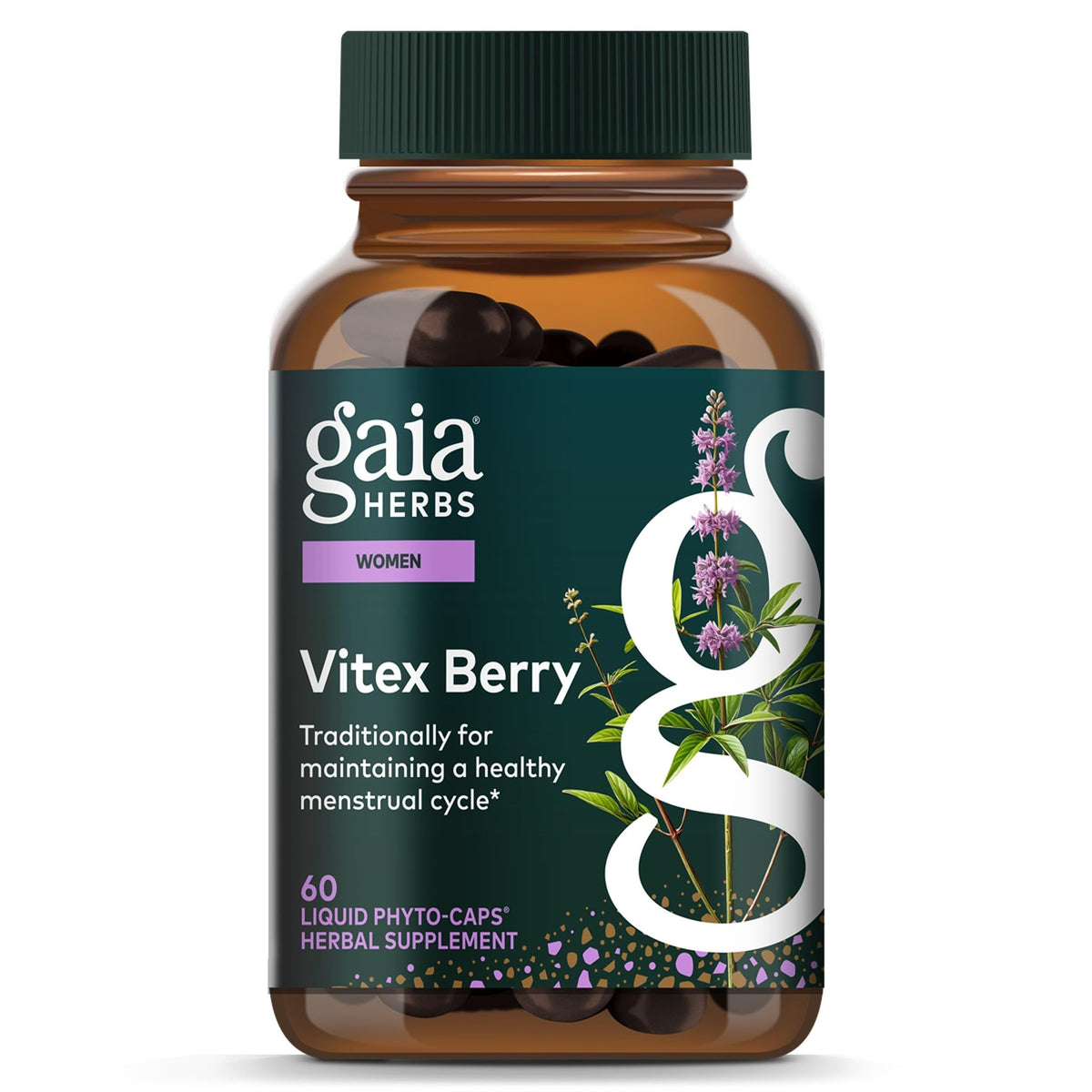 Gaia Herbs Vitex Berry Chaste Tree Herbal Supplement