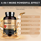 ZEBORA Ubiquinol CoQ10 Softgels for Heart Health

