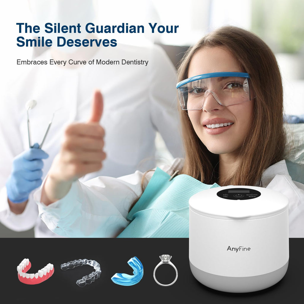 Ultrasonic Dentures Cleaner for Retainers and Jewelry

