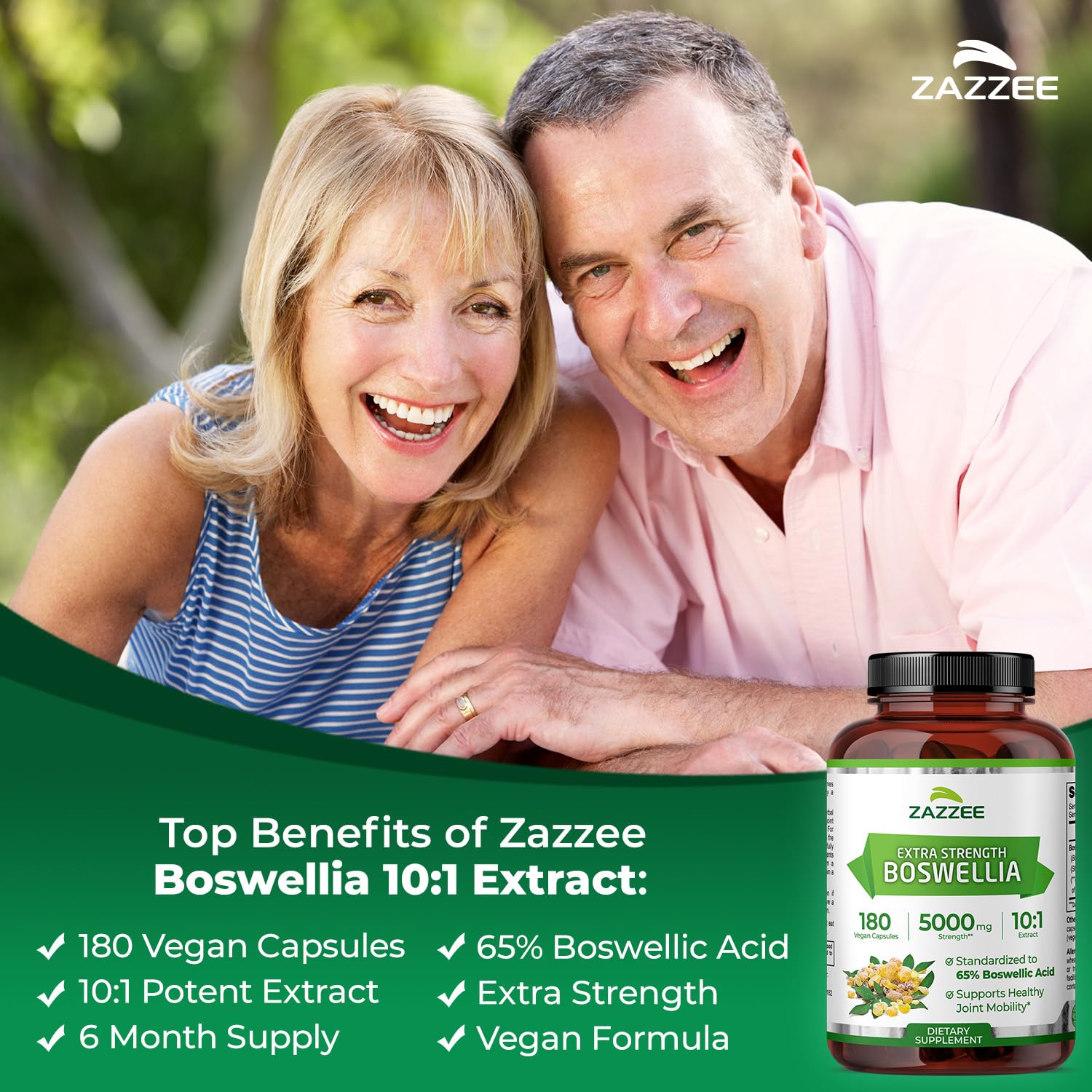 Zazzee Boswellia Serrata Extract for Joint Support

