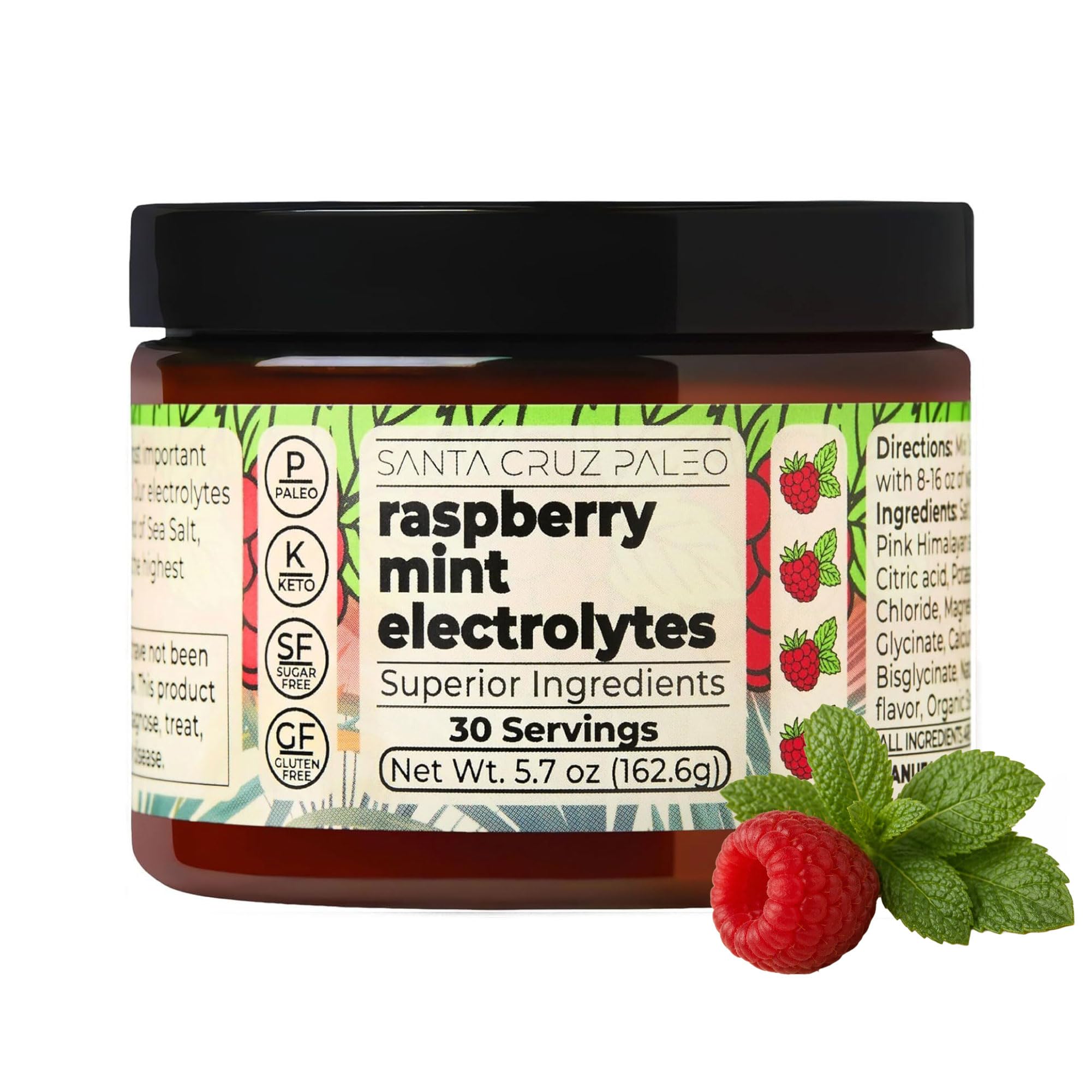 Santa Cruz Paleo Electrolyte Powder | Sugar Free Hydration

