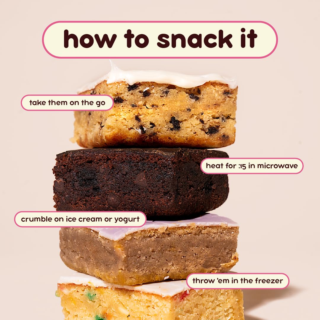 Prime Bites High Protein Brownie with Collagen | Gluten Free

