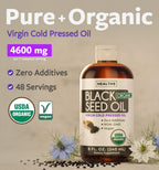 Black Cumin Seed Oil Liquid USDA Organic | Antioxidant

