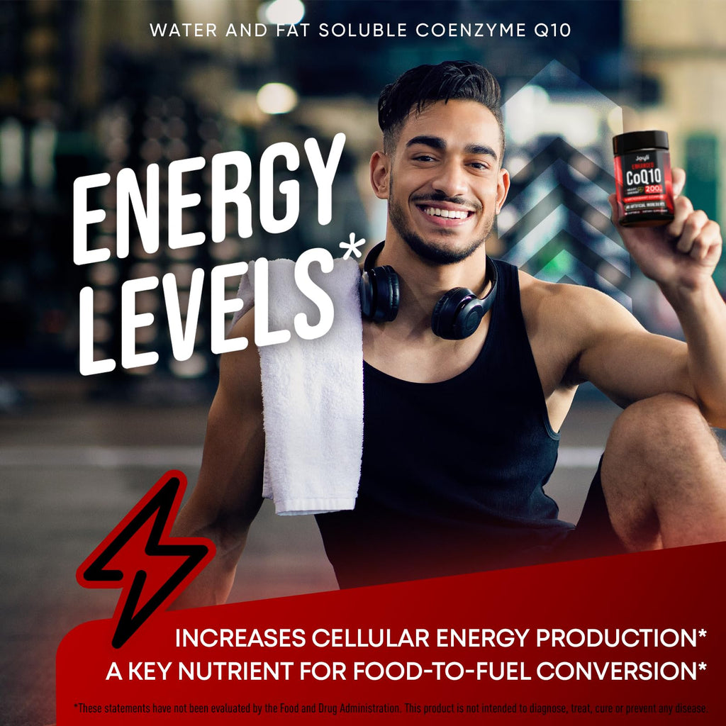 Joyli CoQ10 with Flaxseed Oil Softgels

