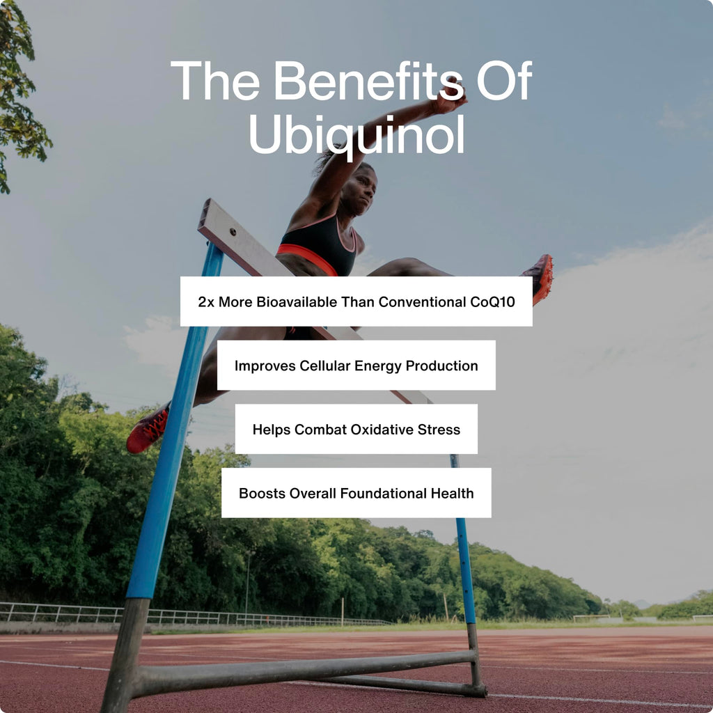 Momentous Ubiquinol CoQ10 Softgels - NSF Certified for Sport

