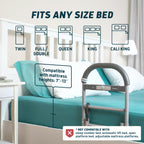 Lunderg Bed Assist Rail with Motion-Activated Light

