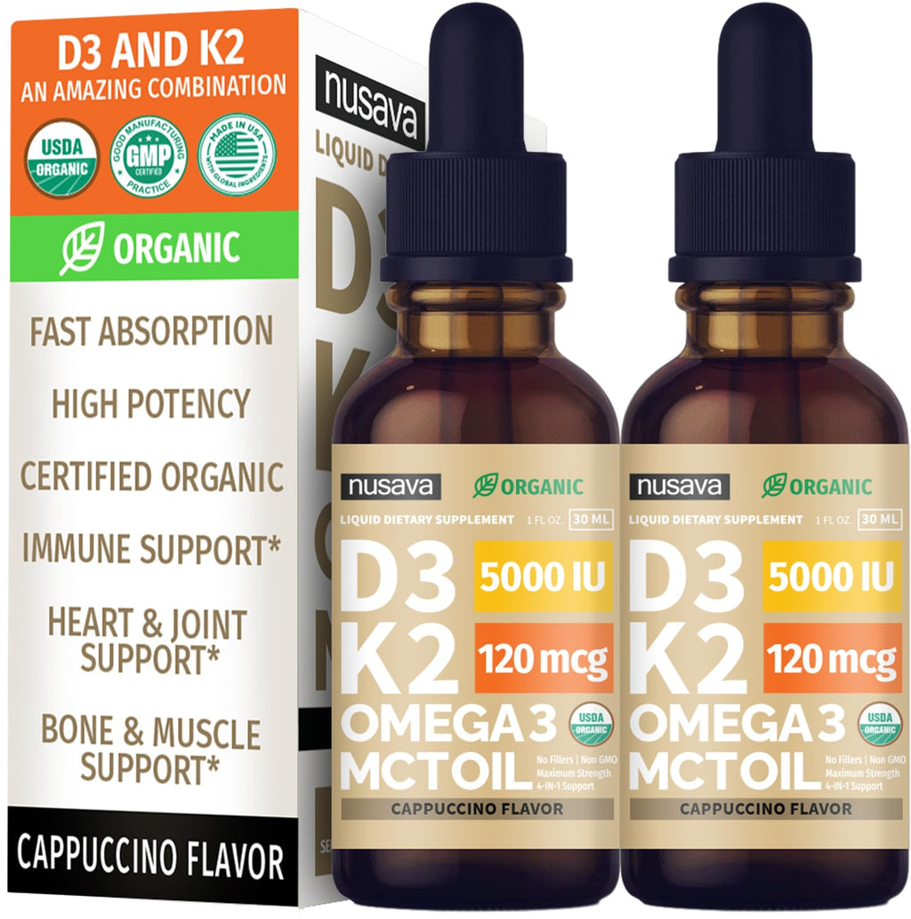 Vitamin D3 K2 Liquid Drops with Omega-3